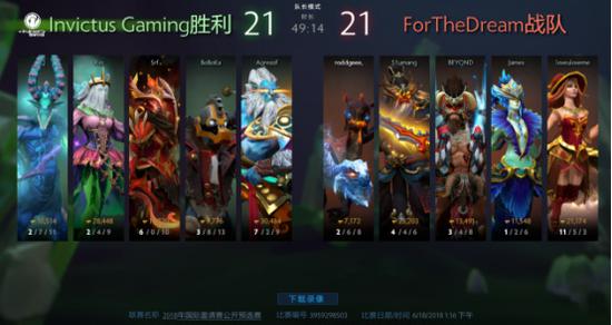 DOTA2传奇力量闪耀，Mineski战队荣耀征途